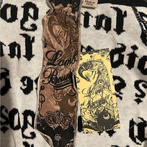 NWT 🎁 L.A.M.B. Cashmere hoodie jacket - Picture 3 of 8